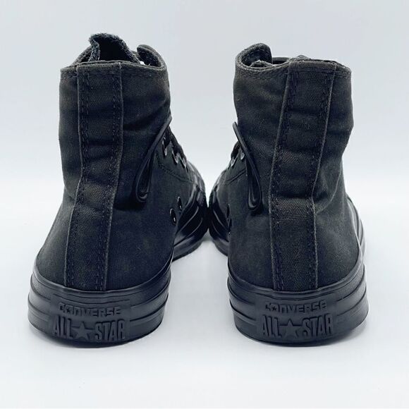 Converse All Star Chuck Taylor black on black high too sneakers - Kids 5 - Picture 6 of 11